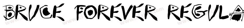 Bruce Forever Regula字体转换